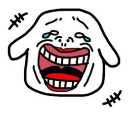 Creepy dog "Funta" vol.2 sticker #4946737