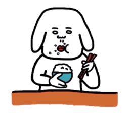 Creepy dog "Funta" vol.2 sticker #4946751