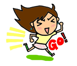 SAKURA YOKOMINE LOVE GOLF sticker #4947208