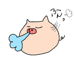 so cute pigs sticker #4947250