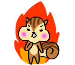 very cute squirrel Sticker sticker #4947456