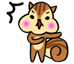very cute squirrel Sticker sticker #4947463