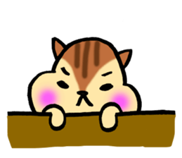 very cute squirrel Sticker sticker #4947466