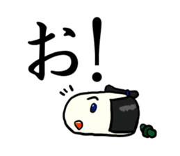 Kagami mochi samurai part2 sticker #4948260