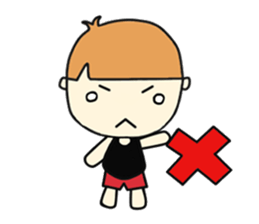 Nerd boy sticker #4948329