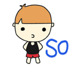 Nerd boy sticker #4948331