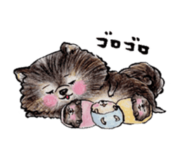 Pome-Manian2 sticker #4948691