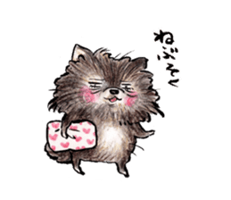 Pome-Manian2 sticker #4948693