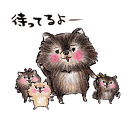 Pome-Manian2 sticker #4948705