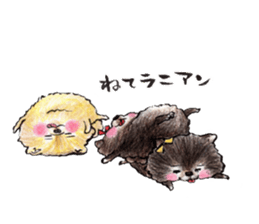 Pome-Manian2 sticker #4948720