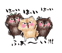 Pome-Manian2 sticker #4948725