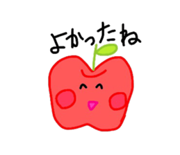 Fresh apples sticker #4948808