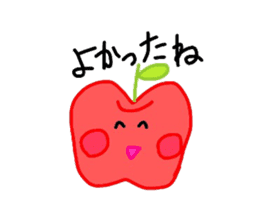 Fresh apples sticker #4948808