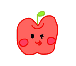 Fresh apples sticker #4948809