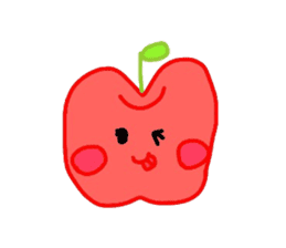Fresh apples sticker #4948809