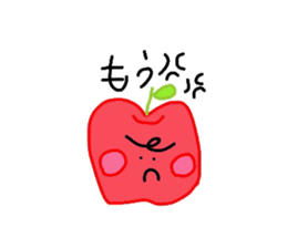 Fresh apples sticker #4948814