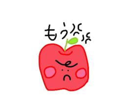 Fresh apples sticker #4948814