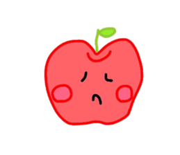 Fresh apples sticker #4948817