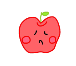 Fresh apples sticker #4948817