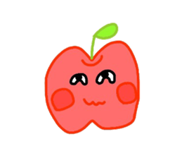 Fresh apples sticker #4948818