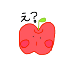 Fresh apples sticker #4948819