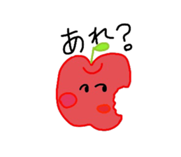 Fresh apples sticker #4948820