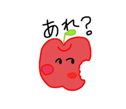 Fresh apples sticker #4948820