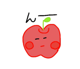 Fresh apples sticker #4948821