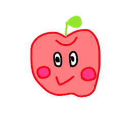 Fresh apples sticker #4948824