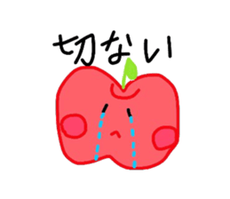 Fresh apples sticker #4948826