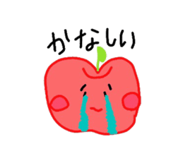 Fresh apples sticker #4948827