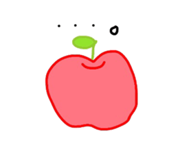 Fresh apples sticker #4948829