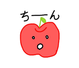 Fresh apples sticker #4948830