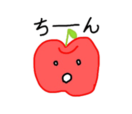 Fresh apples sticker #4948830