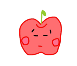 Fresh apples sticker #4948831