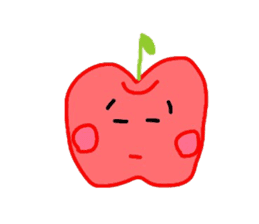 Fresh apples sticker #4948831