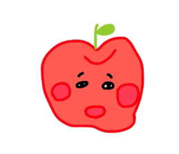 Fresh apples sticker #4948832