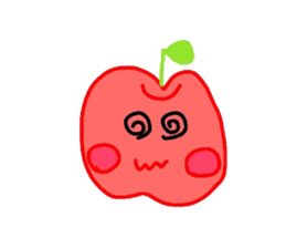 Fresh apples sticker #4948834