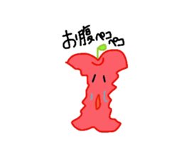Fresh apples sticker #4948836