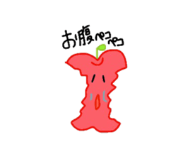 Fresh apples sticker #4948836