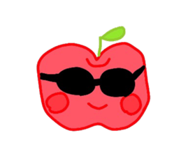Fresh apples sticker #4948837