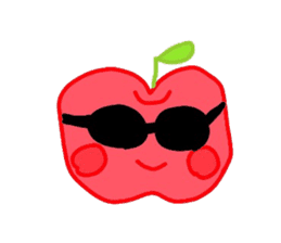 Fresh apples sticker #4948837