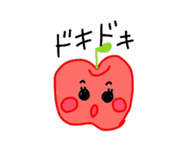 Fresh apples sticker #4948838