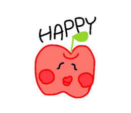 Fresh apples sticker #4948841