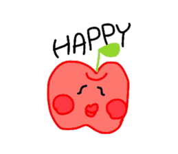 Fresh apples sticker #4948841