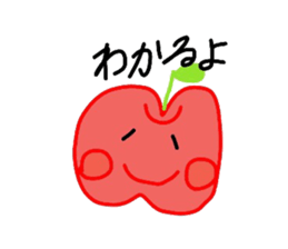 Fresh apples sticker #4948843