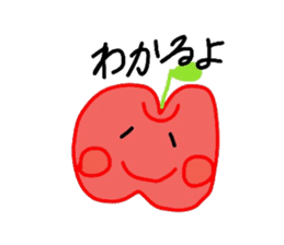 Fresh apples sticker #4948843