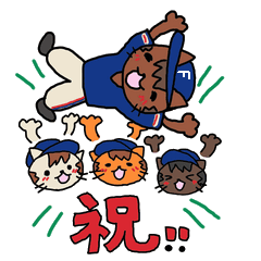 Flynn Meowth baseball Sticker of