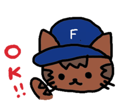 Flynn Meowth baseball Sticker of sticker #4948966