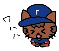 Flynn Meowth baseball Sticker of sticker #4948967